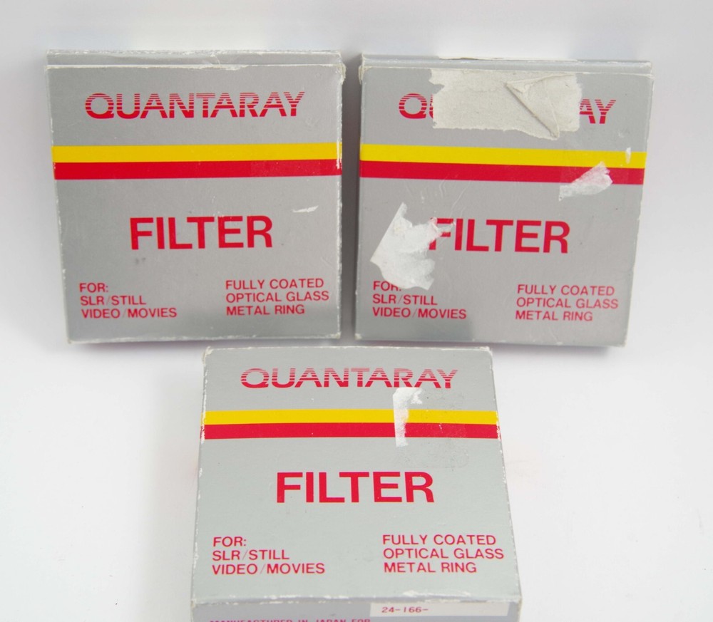 Quantaray 55 mm Filter Set - Three Filters