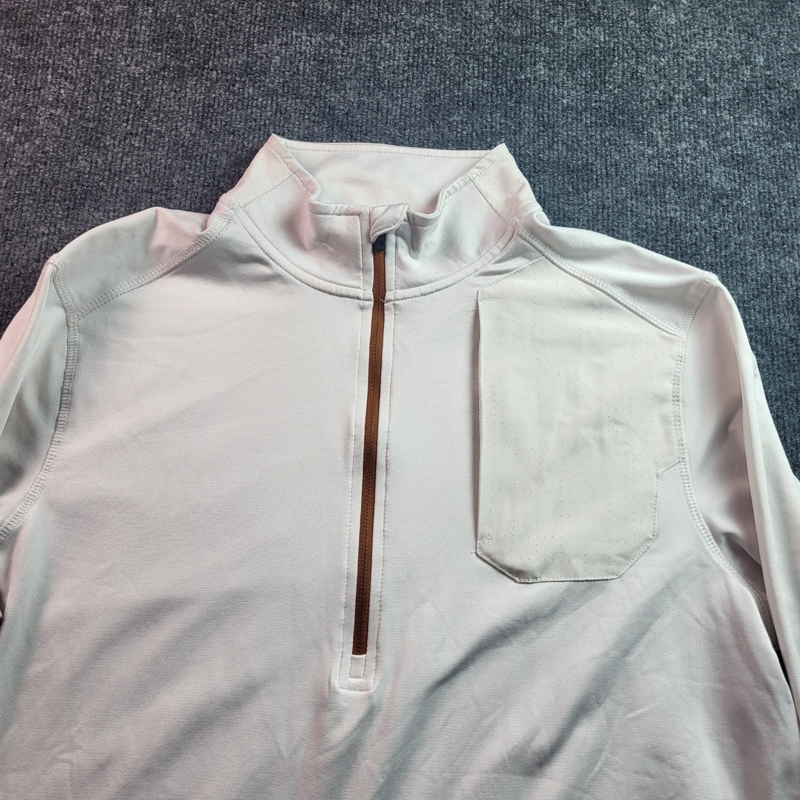 Eddie Bauer Motion Mens Medium Long Sleeve 1/4 Zip Freedry Pullover Shirt