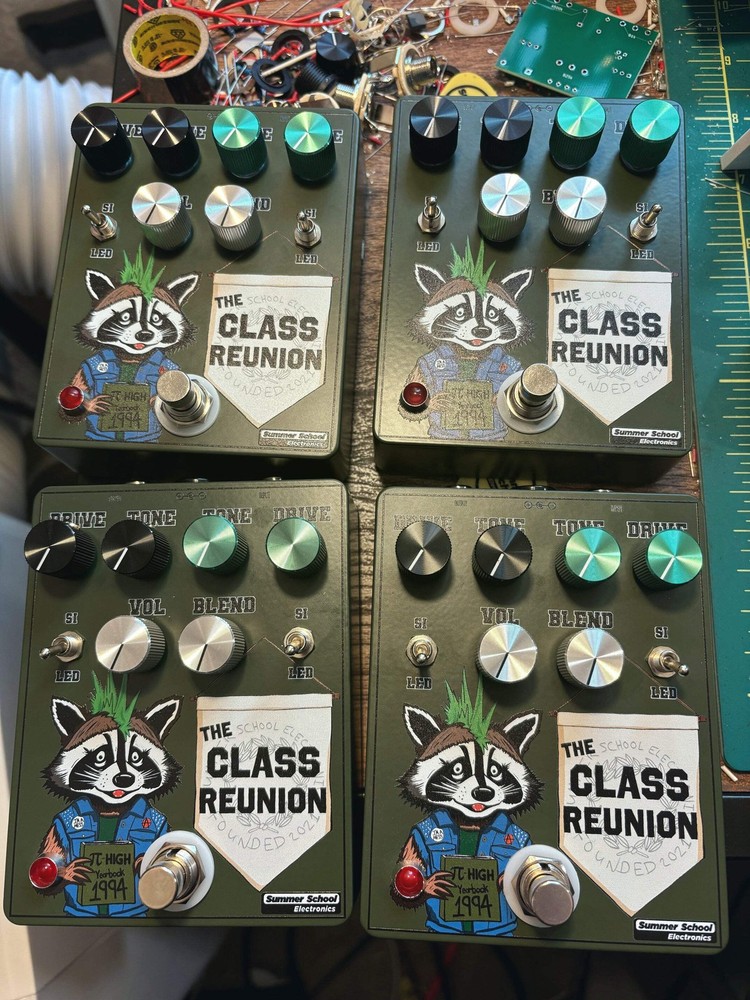Summer School Electronics Class Reunion Double Drive Pedal