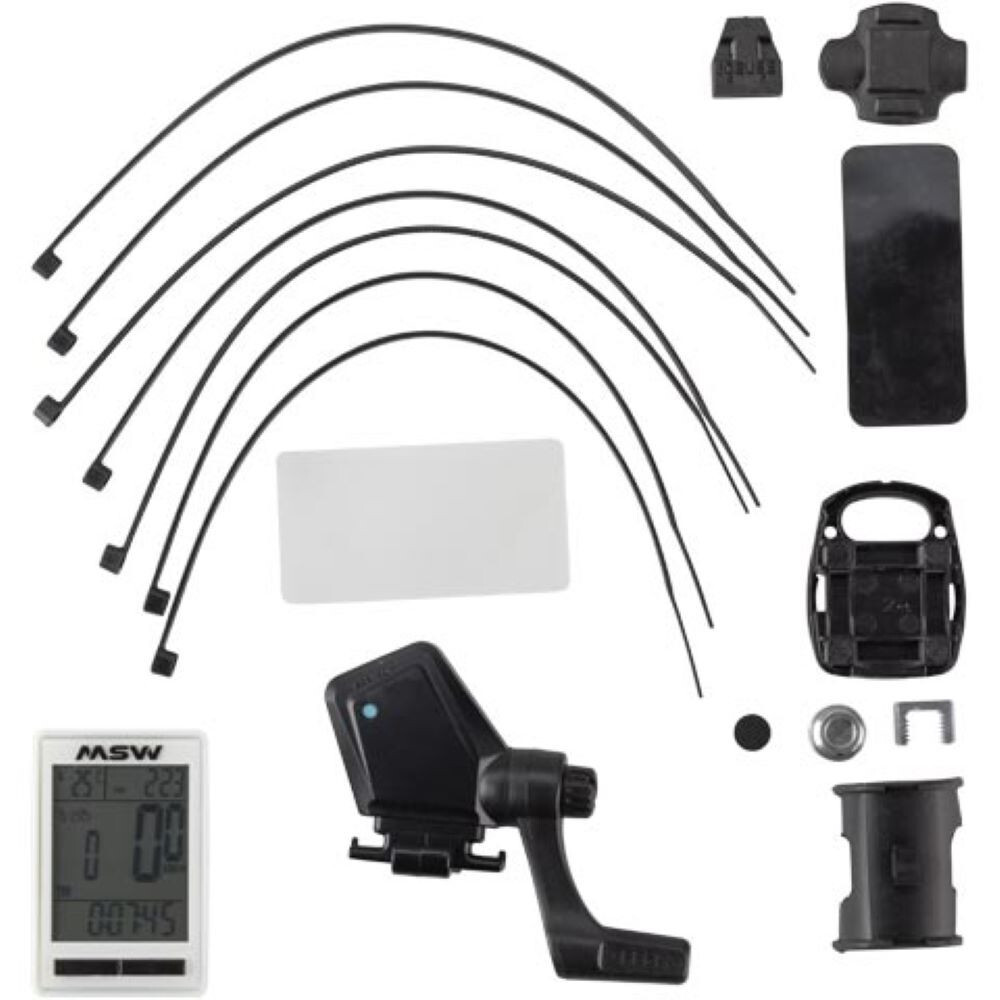 Miniac Double Wireless Computer CC-317 Speed Cadence 17 Functions White