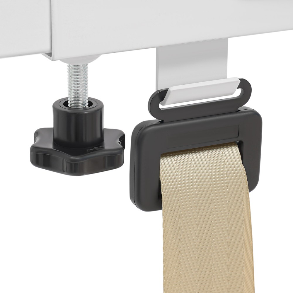 Portable Lift Transfer for Elderly/Disabled Bedside Commode Transport Chair