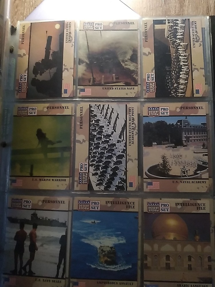 Desert Storm Pro Set Trading Cards