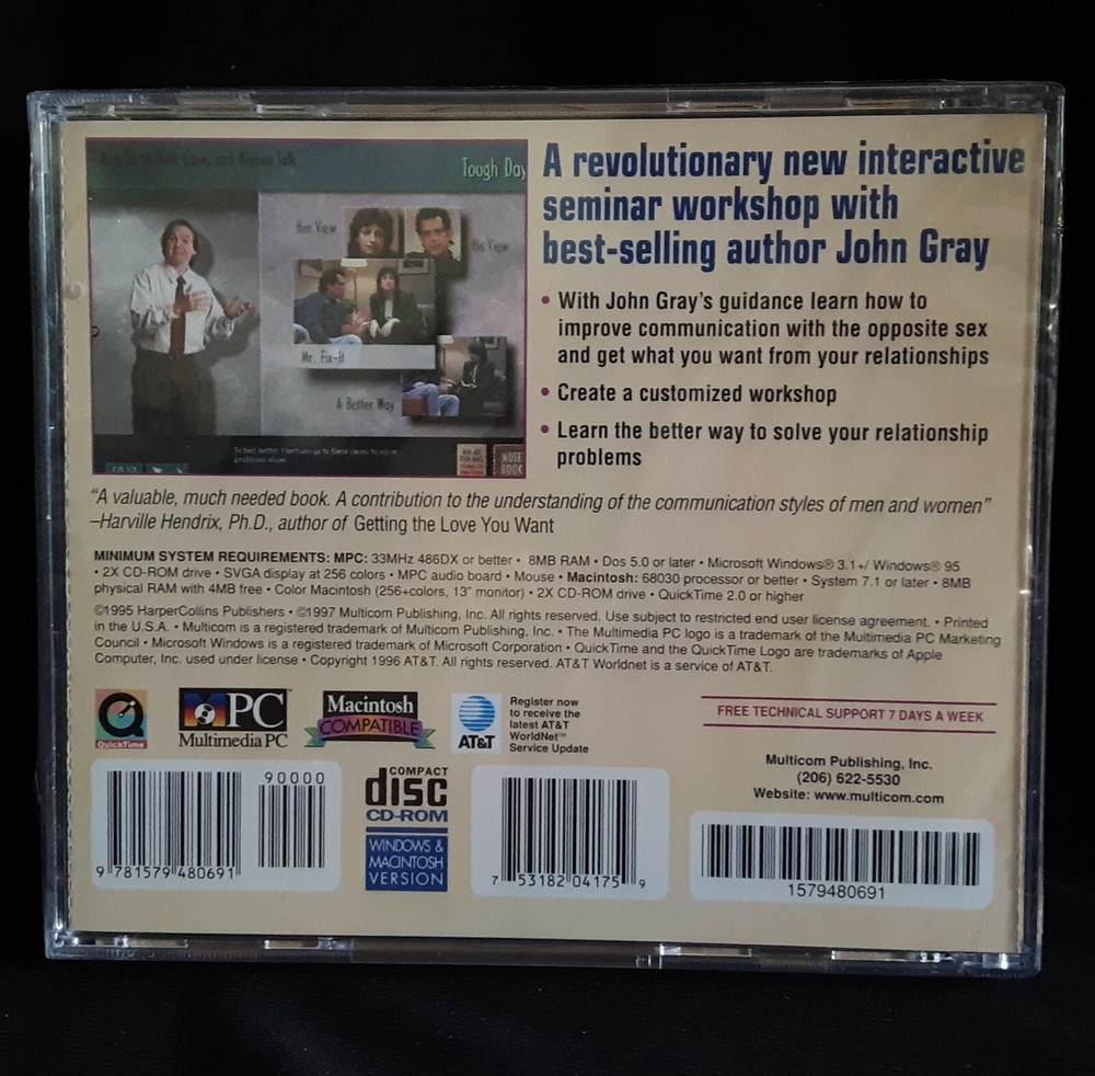 Men Are From Mars,Women Are From Venus Interactive Workshop w/ John Gray CD-ROM