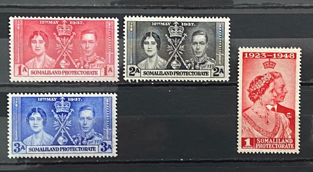British Somaliland 1937/48 KGVI 4 MH 4FM69