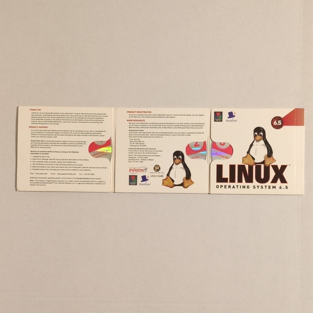 The Complete Linux OS 6.5 CD for Linux, Red Hat, Mandrake