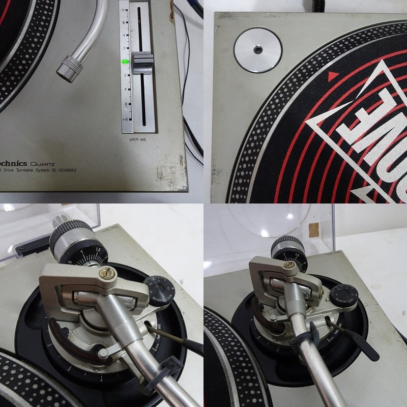 Technics SL-1200MK2 Silver direct drive DJ turntable Very Good condition.