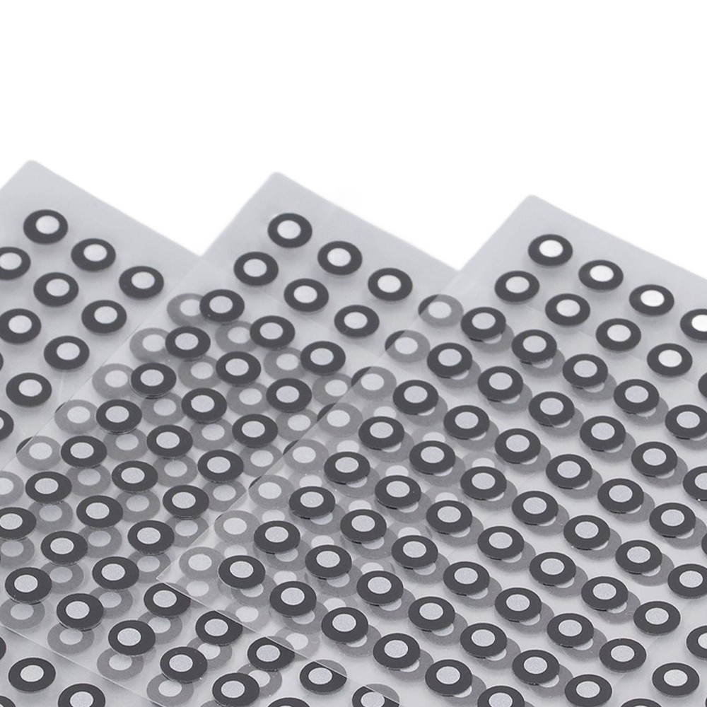 3 Sheets 3D Scanning Reflective Reference Marking Point 3mm ID 6mm OD Accessory