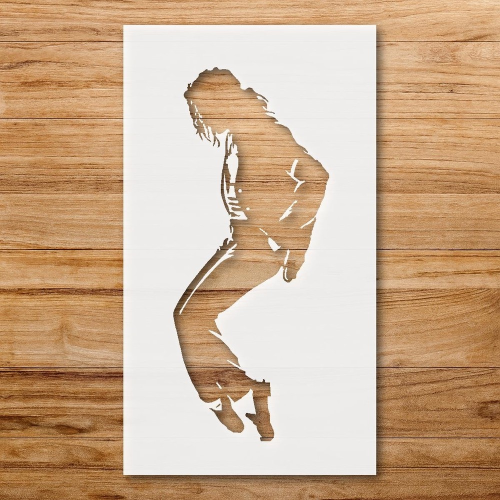 Michael Jackson Portrait Wall Art Stencil for Creative Projects - StencilAir
