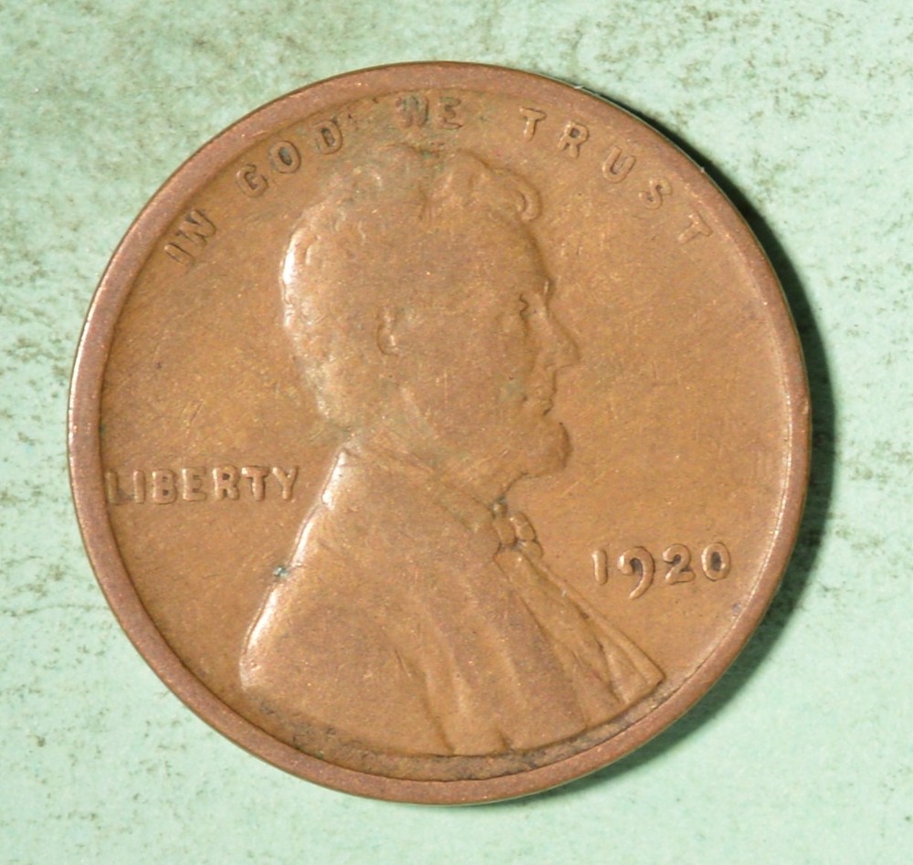 1920-P  USA Wheat Cent  - INV#X-168