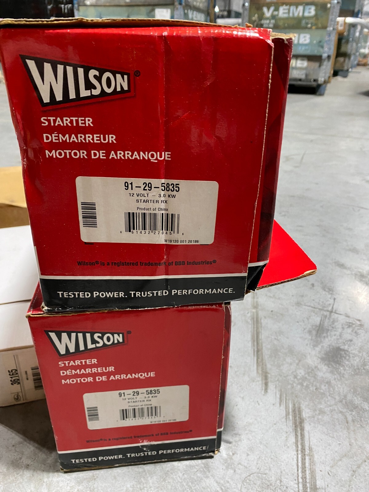 91-29-5835 Wilson Starter Reman new in box