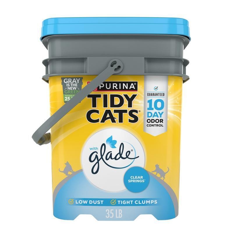 Clumping Cat Litter Glade Clear Springs Deodorizing Low Dust Multi Cat Solution