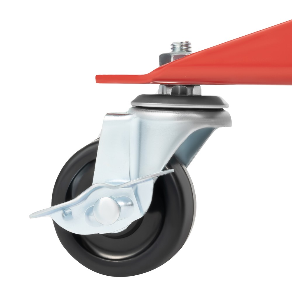 Adjustable 100KG Auto Body Paint Stand with Six Hooks and Wheels