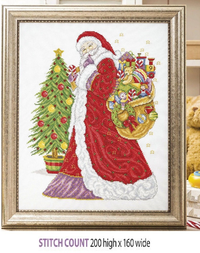 FATHER CHRISTMAS   CROSS  STITCH PATTERN ONLY   ALS    AV