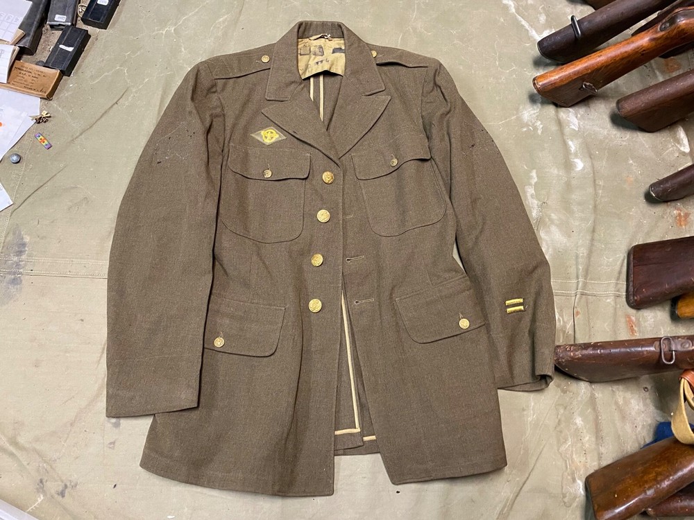 ORIGINAL WWII US ARMY M1938 CLASS A ENLISTED NCO DRESS JACKET-SIZE 40R MEDIUM