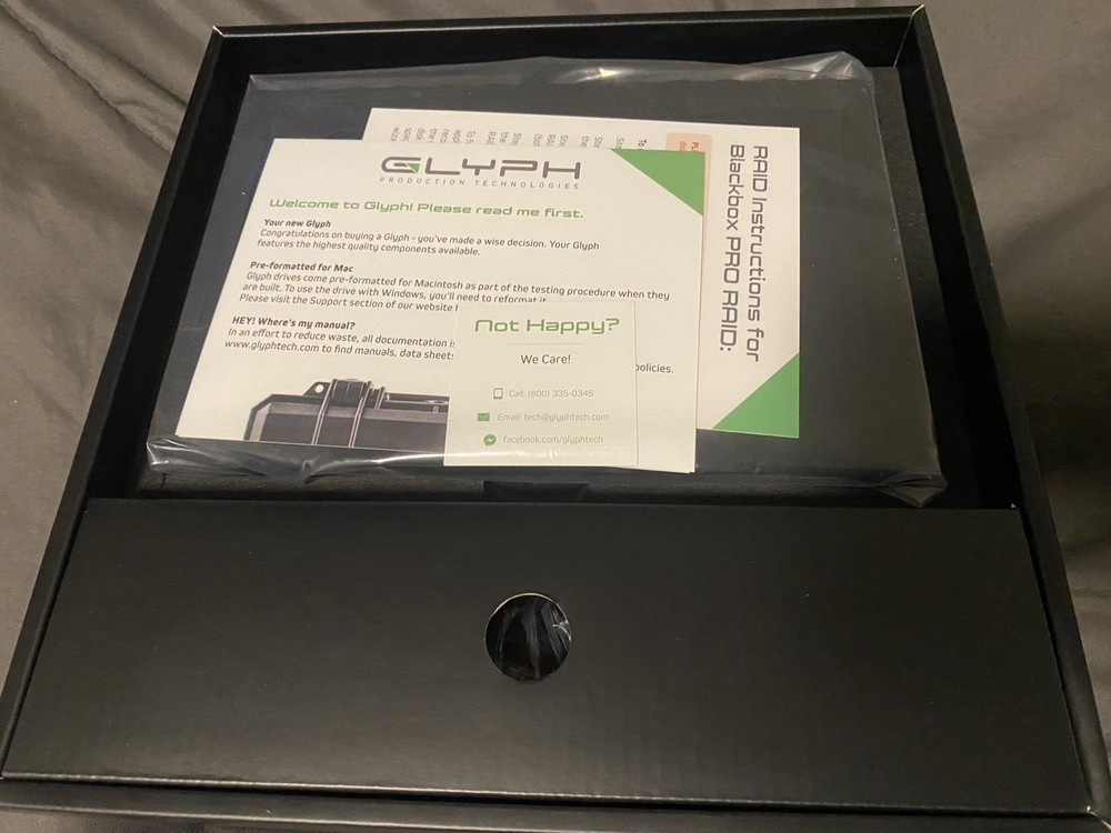 Glyph Blackbox Pro RAID 16TB Thunderbolt 3 Desktop Hard Drive - Black