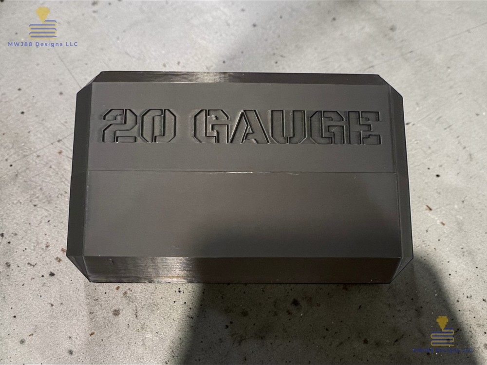 20ga Shotgun Shell Storage Box Case - 25rd Round - Multiple Colors Available!