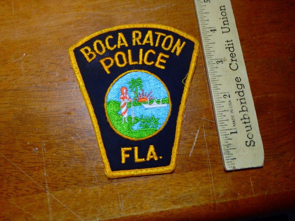 BOCA RATON FLORIDA VEST OBSOLETE PATCH BX AAA #3