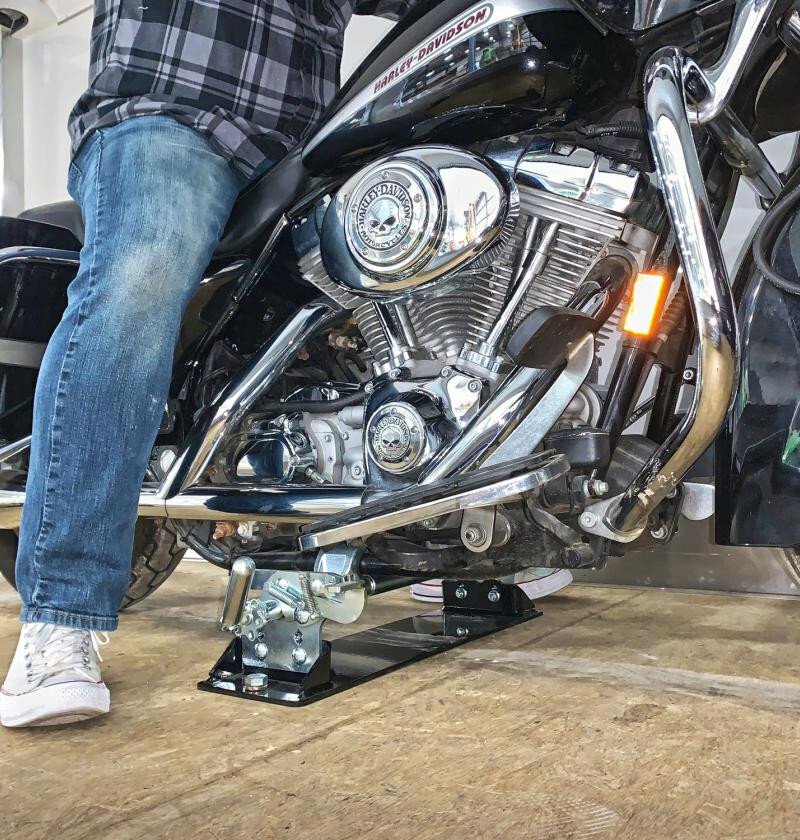 B & W Biker Bar Harley Davidson Touring Bikes Great Gift for the Biker