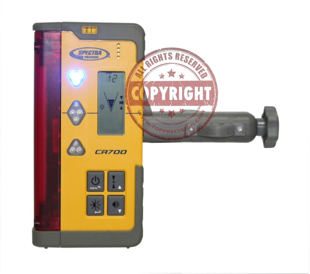 SPECTRA PRECISION CR700 LASER RECEIVER DETECTOR, LASEROMETER, TRIMBLE, TOPCON