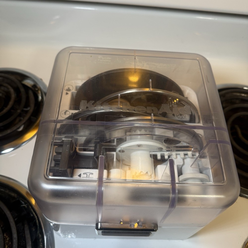 KitchenAid Mixer Set 526840 Food Processor Attachments 7pcs with Storage Case