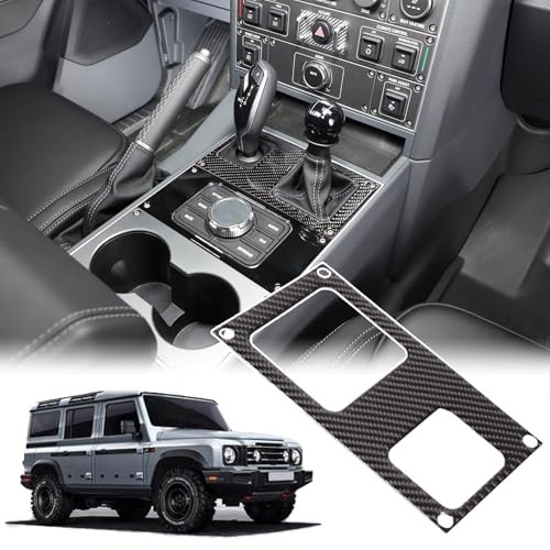 Center Control Shift Knob Panel Sticker Cover Compatible with INEOS Black