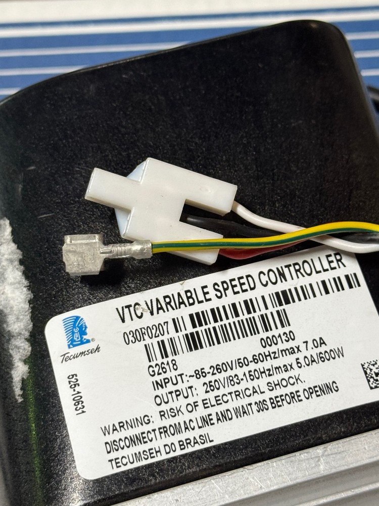 Tecumseh VTC Variable Speed Controller 030F0207 85-260V 600W Compressor