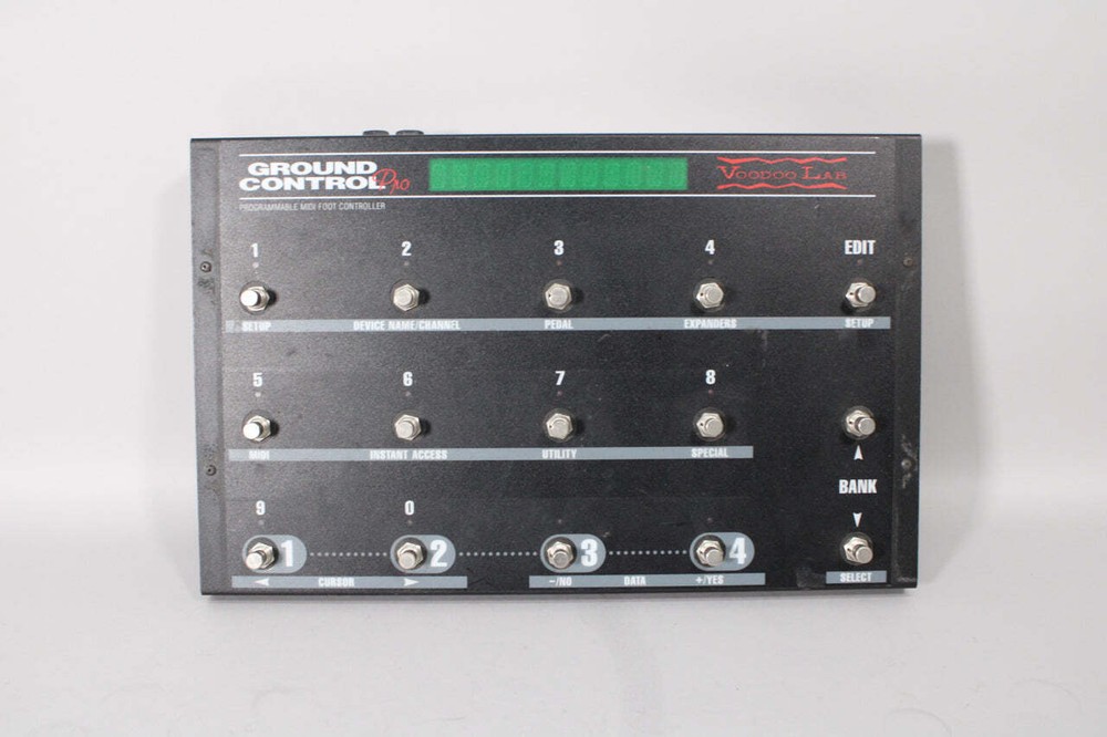 Voodoo Lab Ground Control Switcher And Ground Control Programmable Midi Foot