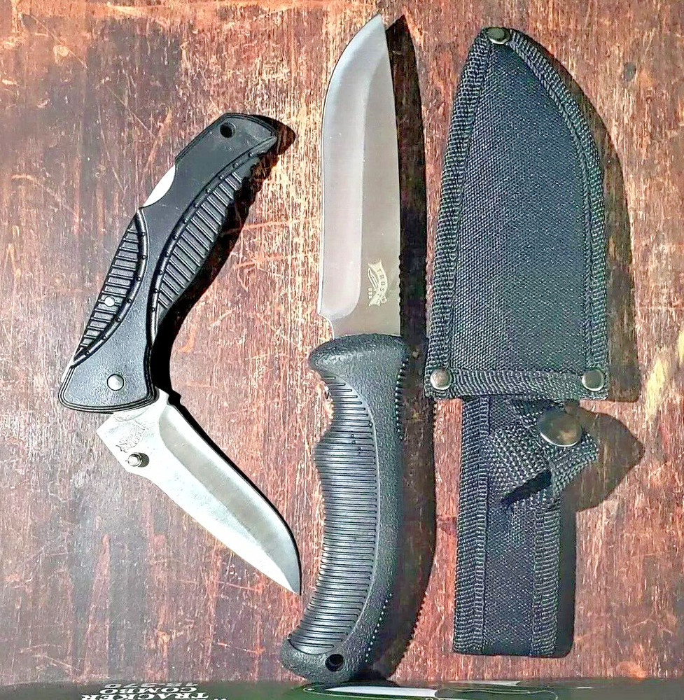 Frost Cutlery ~ Wilderness Tracker Combo ~ 2 Piece Knife Set