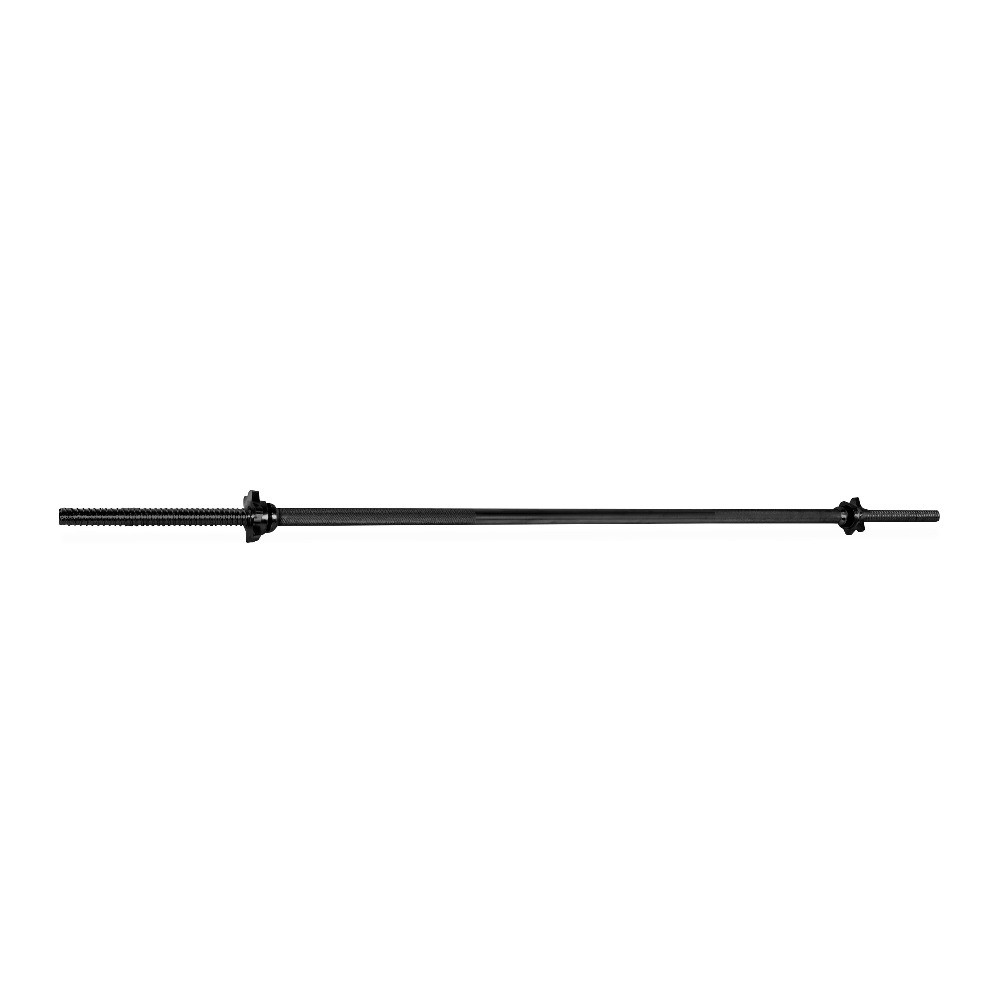 72" Regular Solid Threaded Bar, Black