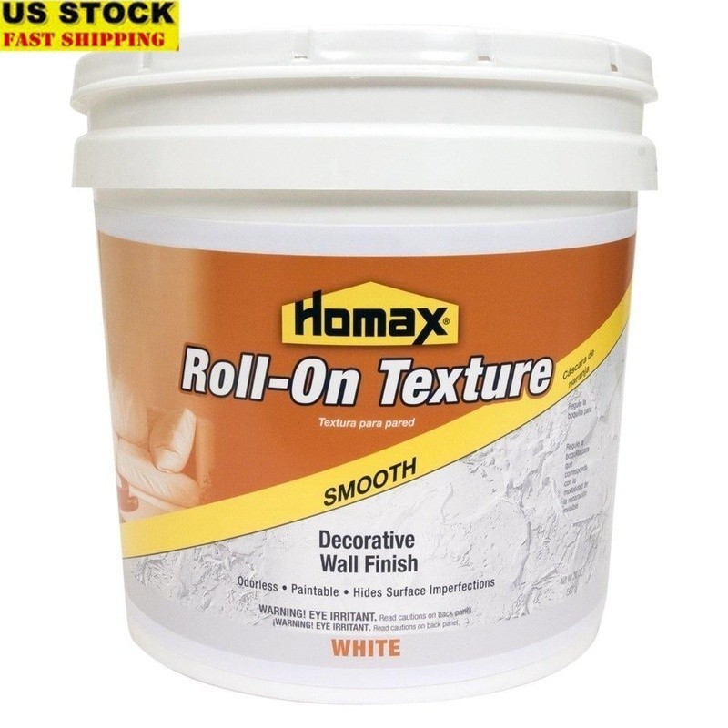 Smooth Roll-On Low Odor Paintable Interior Wall Texture 2-Gal Decorative Finish