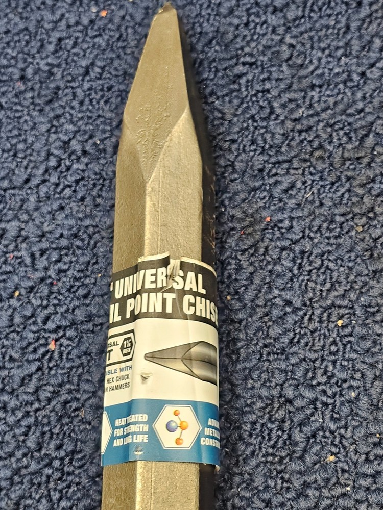 HERCULES 20 In. Universal Moil Point Hex Chisel 56930
