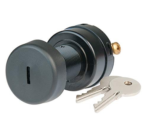 1001606 Ignition Switch, 3 Position - Off/Ignition/Start, black