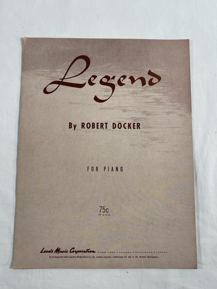 Robert Docker Legend Piano Solo Sheet Music #107