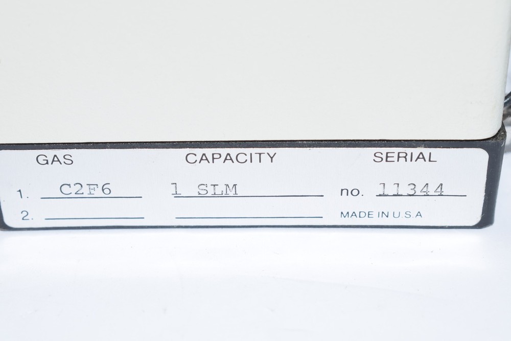 Precision Flow Devices PFD Mass Flow Controller C2F6 Gas 1 SLM Capacity
