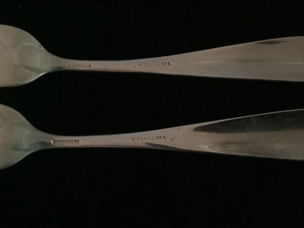 Welsh Bro. REPOUSSE 2 lunch forks