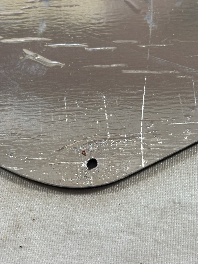 1990 Squier II Stratocaster Electronics Control Cavity Cover Plate Shielded & HW