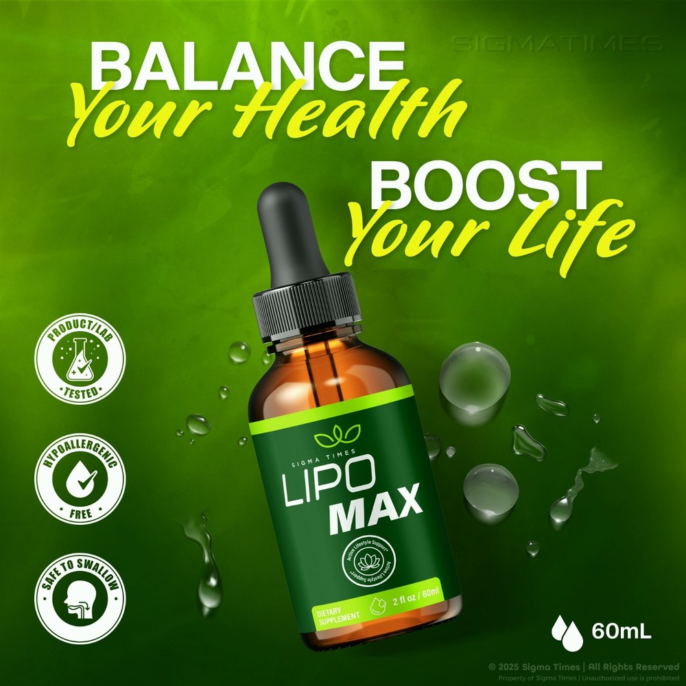 (5 Pack) Lipo Max - Advanced LipoMax Fat-Burning Support for Weight Loss