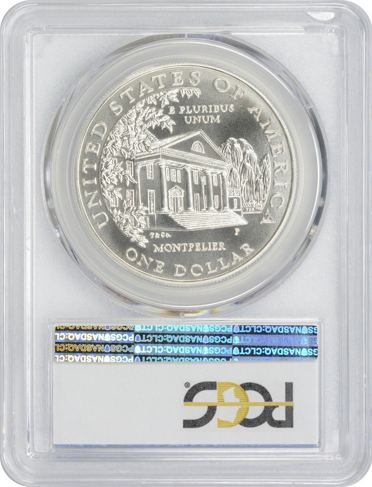 1999-P Dolley Madison Silver Commemorative Dollar MS70 PCGS Mint State 70