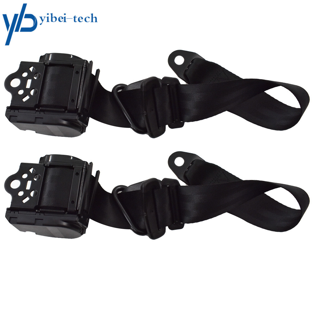 For Jeep CJ YJ Wrangler 1982-1995 2Pcs Universal 3 Point Retractable Seat Belts