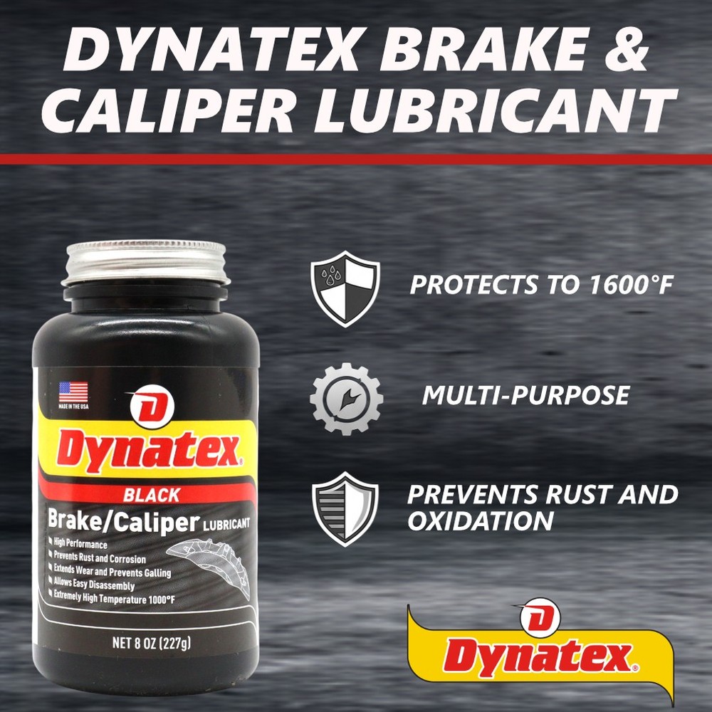 Dynatex Brake Caliper Lubricant 8 oz High-Temp Graphite (4-Pack)