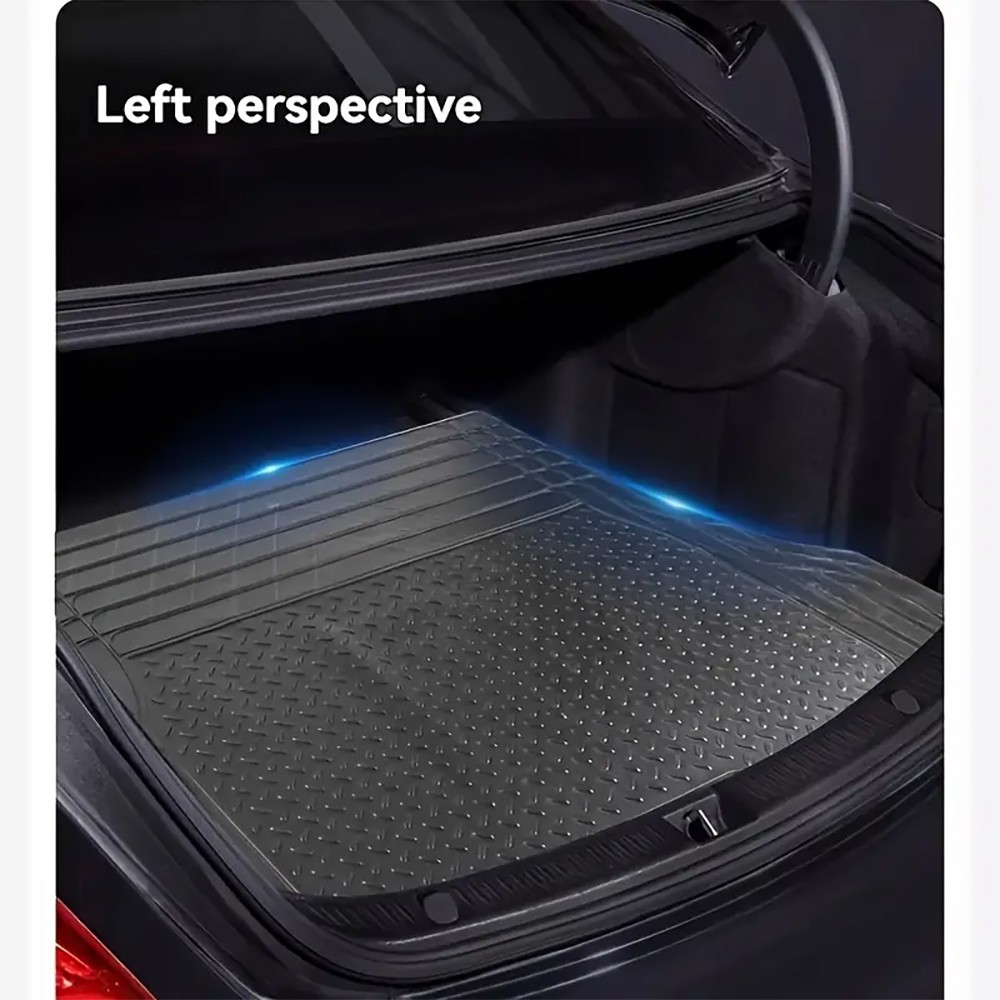 Heavy Duty Rubber Cargo Mat Liner All-Weather Trim-to-Fit Non-Slip Waterproof