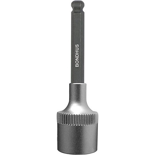 Bondhus 43916 - 1/2” ProHold Ball Bit 2" w/ 1/2" Dr Socket - 1EA