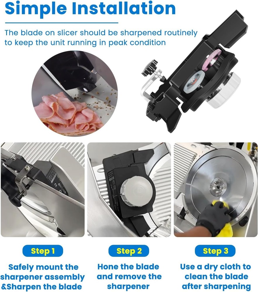 Precision Meat Slicer Sharpener Replacement for Bizerba