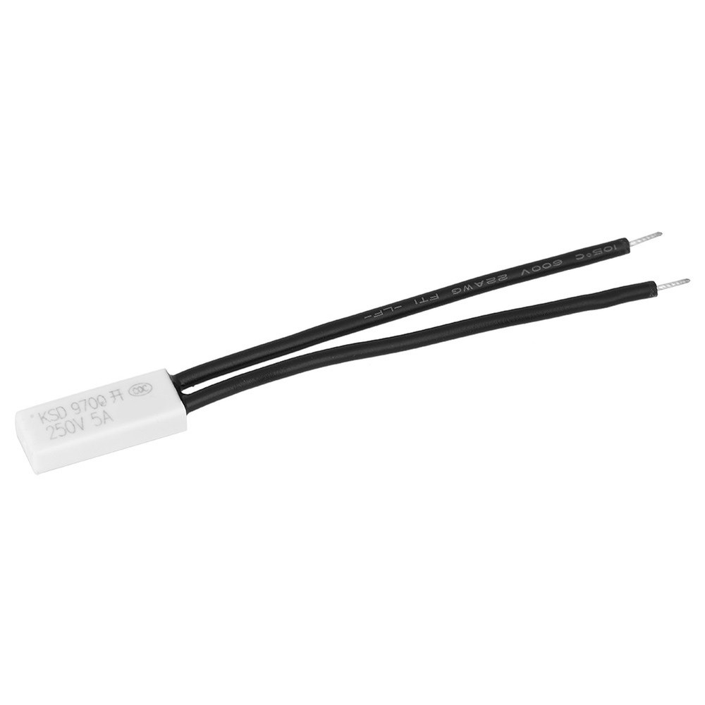 95℃ 10x KSD9700 Normally Open Temperature Control Switch Thermal Protector Plast