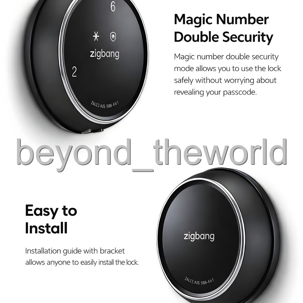 Zigbang SHP-A20 Samsung Smart Digital Round Door Lock