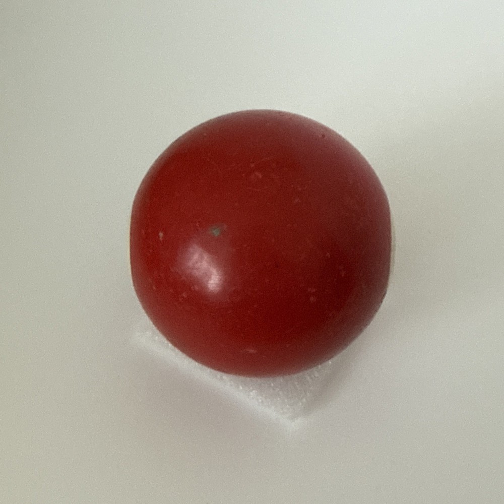 Vtg Billiard Pool Ball Standard 2 1/4" Replacement Number 3 Red Solid *CHIP