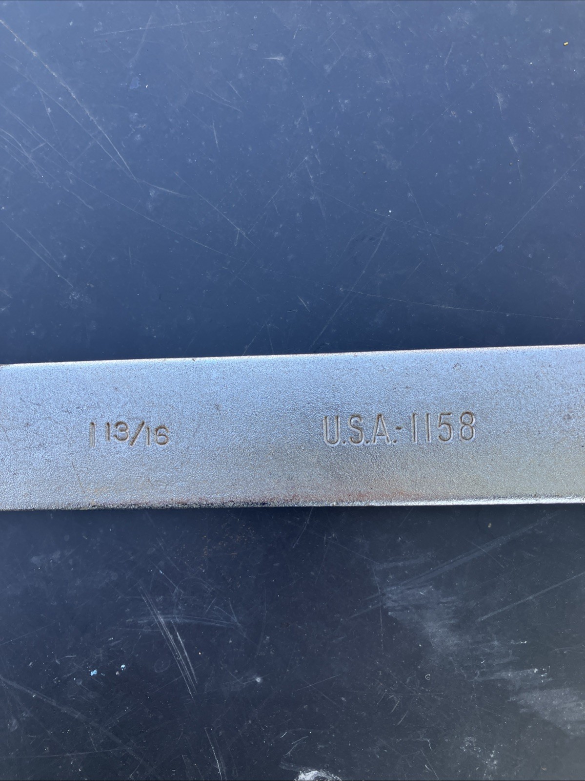 VINTAGE WRIGHT TOOLS 1158 COMBINATION WRENCH 1-13/16” USA MADE 12-POINT