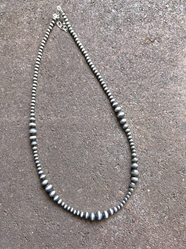 Sterling silver multi graduated 20 Inch