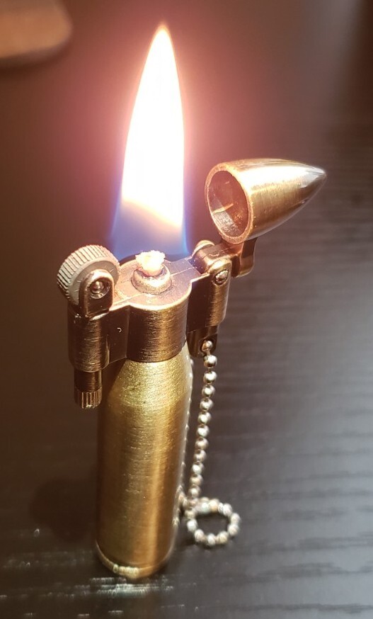 BULLET STYLE LIGHTER Lighter Fluid O Ring Saves Fuel Zippo Parts Vintage Trench