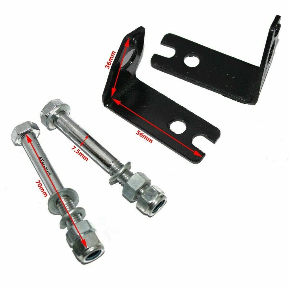 Fits Royal Enfield Front Blinker Indicator Fixing Nut Bolt Bracket
